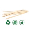 Extiff Set of 2000 Wooden Stirrers 11cm Biodegradable for Hot