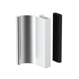 Tirador de puerta corrediza de ducha para grosor de puerta de cristal, manija universal de puerta de vidrio de ducha de 3 pulgadas diseñada para puertas corredizas sin marco de ducha y bañera