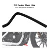 HDBUBALUS Black Tubo Scarico Oil Cooler Hose Line Fits For