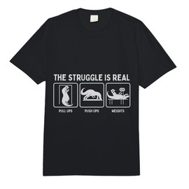 T-Rex The Struggle is Real Tyrannosaurus Rex Gym Workout Comfort Colors Adult Heavyweight T-Shirt