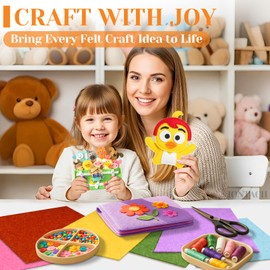 12PCS Black Felt Fabric Sheets 9" x 12" - 1.6mm Thick Soft Felt for Craft Sewing DIY Patchwork Art Projects Decorations