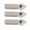 3 Pcs 0.4mm Nozzle M6 Thread High Thermal Conductivity Cr