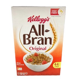 Kellogg's All Bran Original High Fiber Cereal 18.6 oz