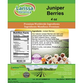 Juniper Berries (4 oz, ZIN: 527070)