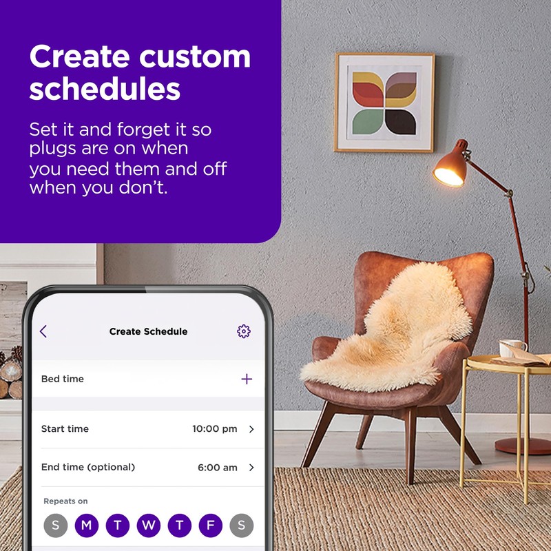 Roku Smart Home Indoor Smart Plug, 2-Pack - WiFi Smart