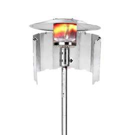 Patio Heater Reflector Shield Propane Patio Heaters Heat Deflector Replacement Parts for Outdoor Gas Heater, Adjustable Heat Focusing Reflector, Enegy Saving,Heat Focusing