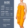 PANASIAM Sarong Unicolour for Men and Women, Multi-Functional Cloth Made