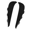 Gloss Black Front Bumper Fog Grille Ari Vent Cover Trims