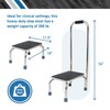 BodyMed Heavy-Duty Foot Step Stool with Handle and Non-Slip Rubber