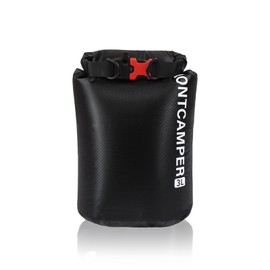 MONTCAMPER Upgraded CORDURA Waterproof Dry Bag-Lightweight&Durable Waterproof Storage Sack-Roll Top with Survival Whistle-Suitable for High-Intensity Outdoor Adventures-Floats on Water (3L/Black)