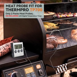 Tp700 Probe Thermometer Digital Meat Food Grill BBQ Cooking Kitchen Thermometer, 2 Pack (2 PCS)