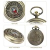 1 Pocket Watch Compass And 1 Pocket Watch Chain, Metal