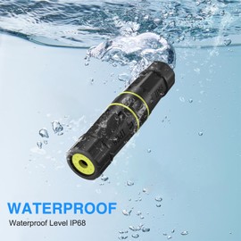 ZUZONG IP68 Waterproof Cat7 RJ45 Coupler, 10GB Shielded Pure Copper Ethernet Coupler IP68 Waterproof Ethernet Outdoor LAN Connector for Starlink/Cat5/Cat6/Cat6A/Cat7/Cat8 Ethernet Cable(10 PCS Female)