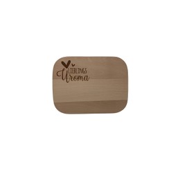 Frühstücksbrett Brett Uroma Schneidebrett Geschenk Geburtstag Weihnachten Küche Holz braun Brotzeit Vesperbrett Stullenbrett Brotbrett