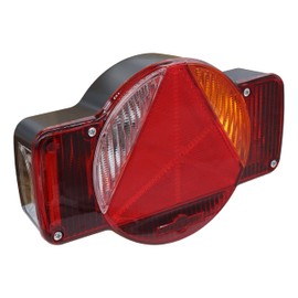 trailer parts4u Humbaur 405.00003 Rear Light Right Indicator Parking Light Brake Reverse Light 7.Pole 12V Trailer Tail Light Rear Light Rear Light