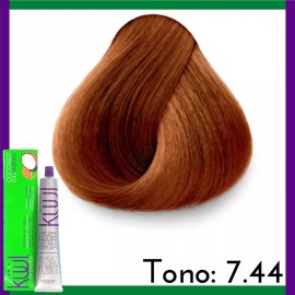 Kuul Tinte Tono 7.44 Rubio  Cobrizo Intenso Tubo90g