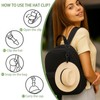 Hat Clip for Travel on Bag - Elastic Hat Holder