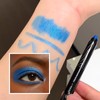 Blue Glitter Eyeshadow Pencil, Shimmering Bright Blue Eye Shadow Stick,