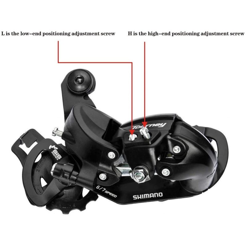 ZUKKA Shimano Tourney RD-TY300 Rear Derailleur 6/7 Speed for Road