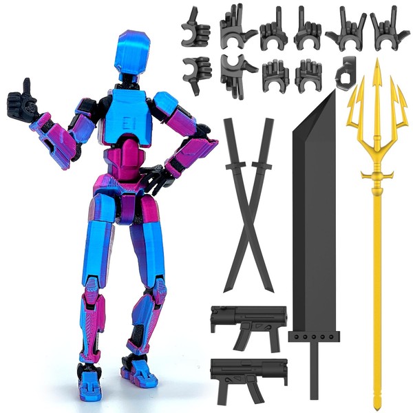 【Assembled】 T13 Action Figure Set, Giant Sword Titan 13 Robot