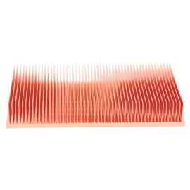 Ahvqevn Pure Copper Heatsink 100X50X15mm Skiving Fin Heatsink Radiator for Electronic RAM Chip LED VGA Cooling Cooler