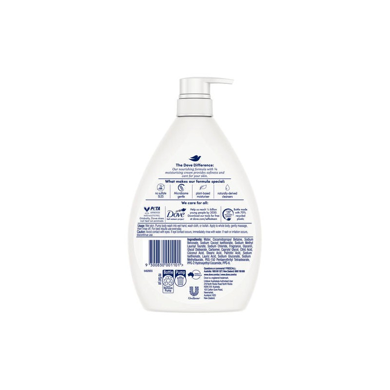 Dove Body Wash Triple Moisturising 1L