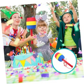 Generic Hammer Hammer Toy Hammering and Pounding Toy Hammer Pounding Toy Hammer Beating Gavel Toy Fake Hammer Toy Elastic Hammer Ball of Whack Toys Sponge Colorful