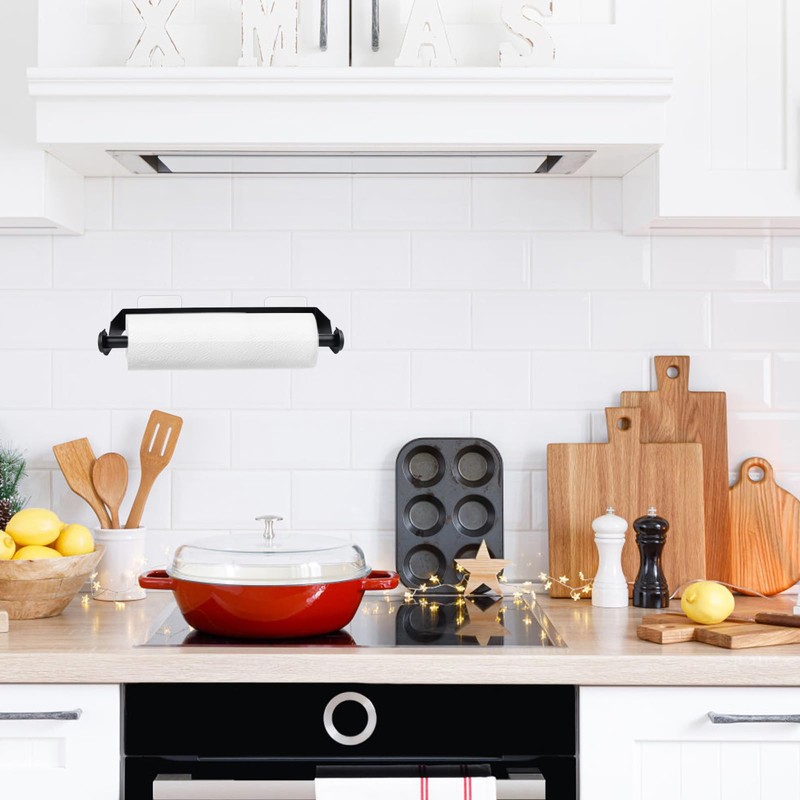 Kitchen Roll Holder, No Drilling, Stainless Steel Roll Holder, Kitchen