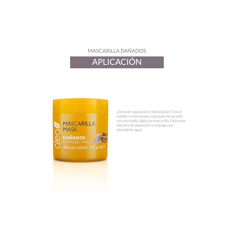 Alea Hair Mask for Damaged Hair with Argan Oil 13.5oz/400ml