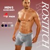 ROSTITCH Men's Boxer Briefs, Soft and Breathable Cotton Underwear with