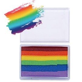 Rainbow Face Paint,Water-Soluble Face Paints for Children, Make-Up Colours, Quick-Drying, Face Paint Ideal for Carnival Events, Theatre Performances and Kids' Parties (20 G)