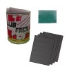 LIJA FACEIL Kit Resanador Automotriz Pasta Con Catalizador, Lijas Y Cuña