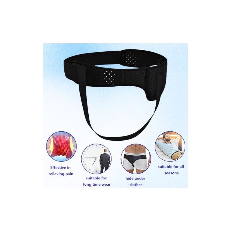 Hernia Belt for Men, Medically Approved Inguinal Hernia Support, L