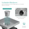 EMKE Drain Fitting Shower Tray, Shower Drain with Siphon Shower