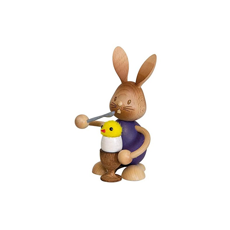 Drechslerei Kuhnert Stupsi Rabbit with Egg Cup and K Ken