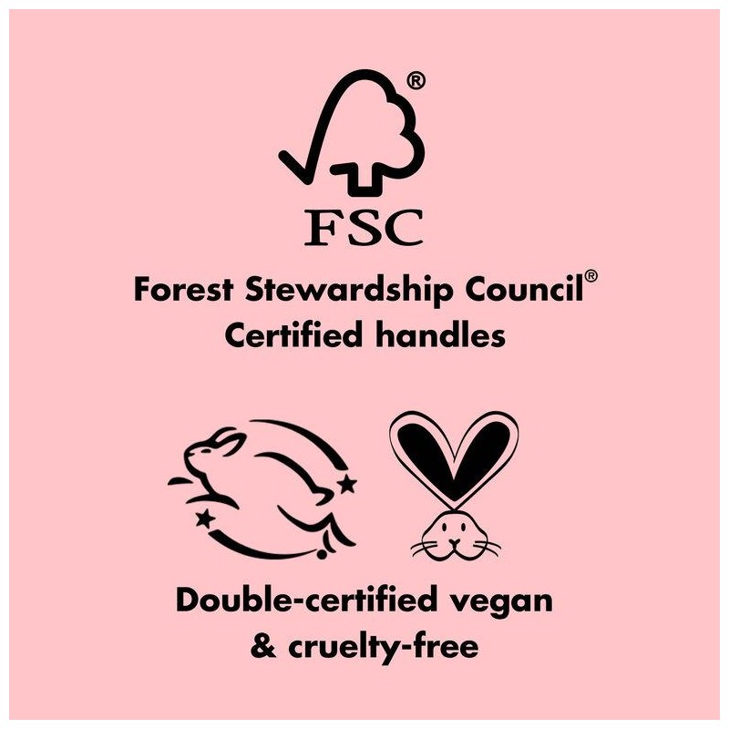 Full Face & Eye Makeup Brush Set with Travel Case