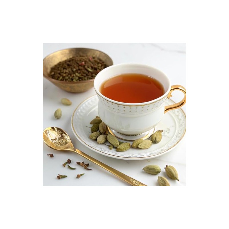 Ahmad Tea Black Tea, Cardamom Teabags (No Envelopes), 100 ct