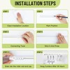Self Adhesive Ceiling Curtain Track, Ceiling Mount Curtain Rod No