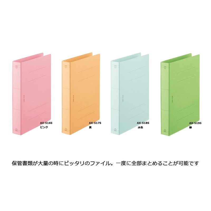 Lion AX-518S-10P Flat File A4S Extra Thick Binding 10 Books