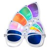 GloFX Snaps: Magnetic Polarized Sunglasses Set – Clear Frame with