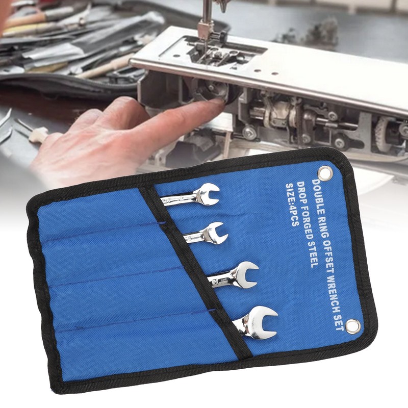 Flex Head Ratcheting Combination Wrench Set Chrome Vanadium Steel Quick