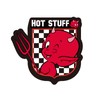 Hot Stuff The Little Devil Checker Flag UN1020 Character Sticker