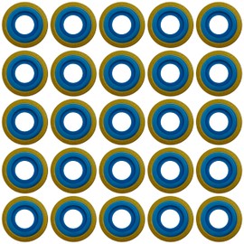 ResOne Premium Blue Viton Oxygen Regulator Yoke Washer Seals 25-Pack