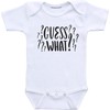 Guess what pregnancy announcement shirt (3 months)