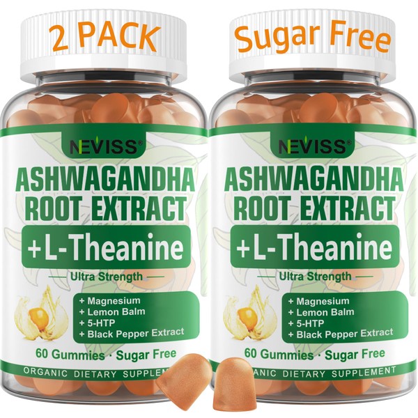 NEVISS Ashwagandha Gummies 2000mg, Feel Refreshed, Plus Proprietary Blend with