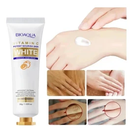 Crema Extracto De Vitamina C Bioaqua Aclara Manchas Manos