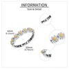 URONE Daisy Ring 925 Silver Daisy Jewelry Daisy Gifts for