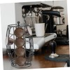 CIYODO Coffee Shop Essential Coffee Shelf Iron Stand Capsules Holder
