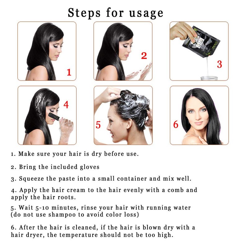 MaxBeauty Qinen White Hair into Black 10PCS