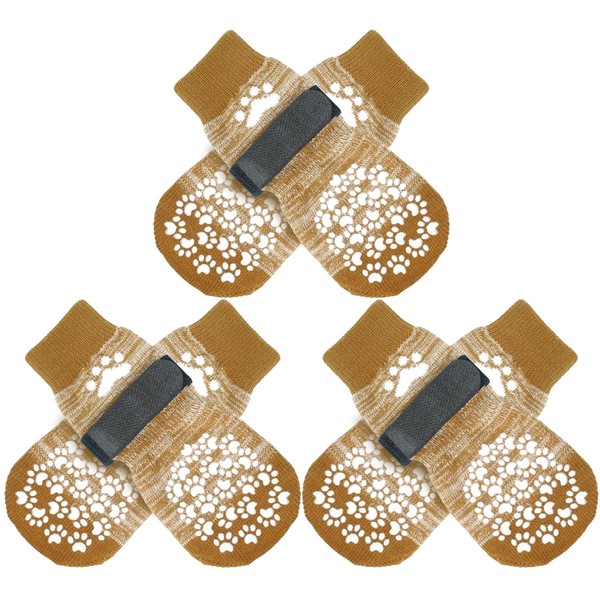 EXPAWLORER Dog Socks Non-Slip on Both Sides - Soft and